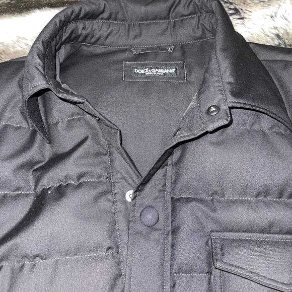 Dolce & Gabbana Black Quilted nylon light puff jacket with branded plate - Large - Picture 10 of 10